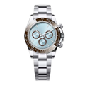Speed Racing Chrono 40 – Ice Blue Dial | Silver Tone Case