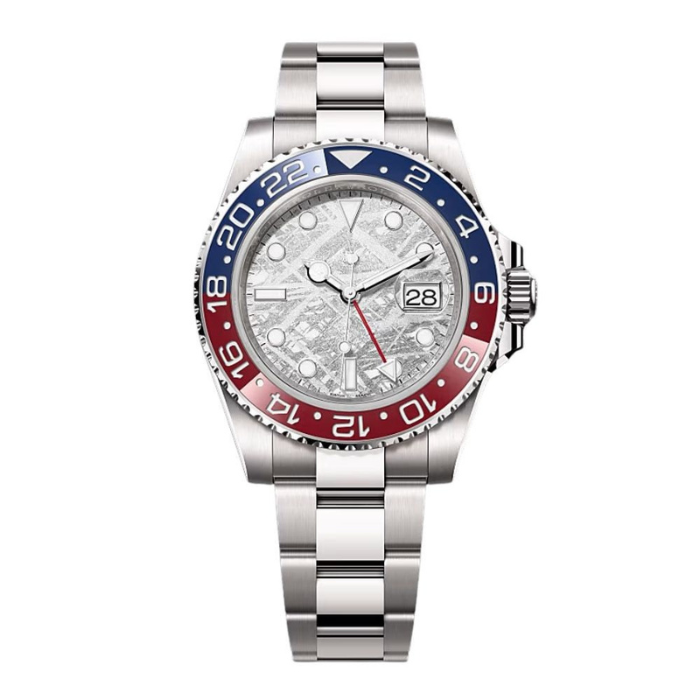 World Explorer GMT 40 – Meteorite Dial | Steel Bracelet