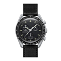 Celestial Chrono – Black & Silver Edition | Black Strap