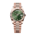 Executive Calendar 40 – Green Sunburst Dial | Rose Gold Tone President Bracelet