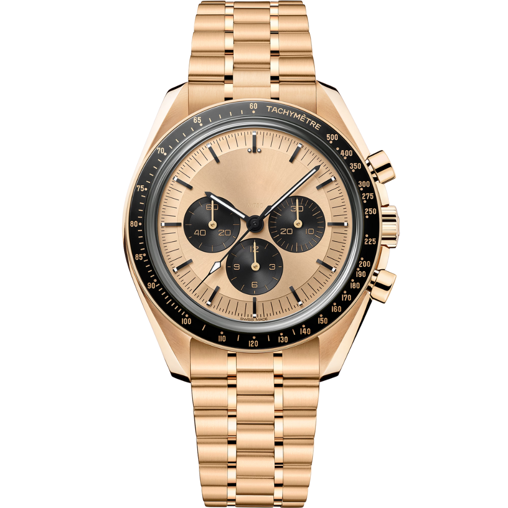 Racing Chrono Pro – Champagne Dial | Gold Tone Bracelet