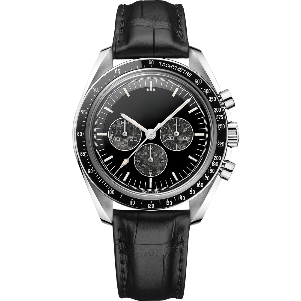 Racing Chrono Pro – Black Dial | Black Leather Strap