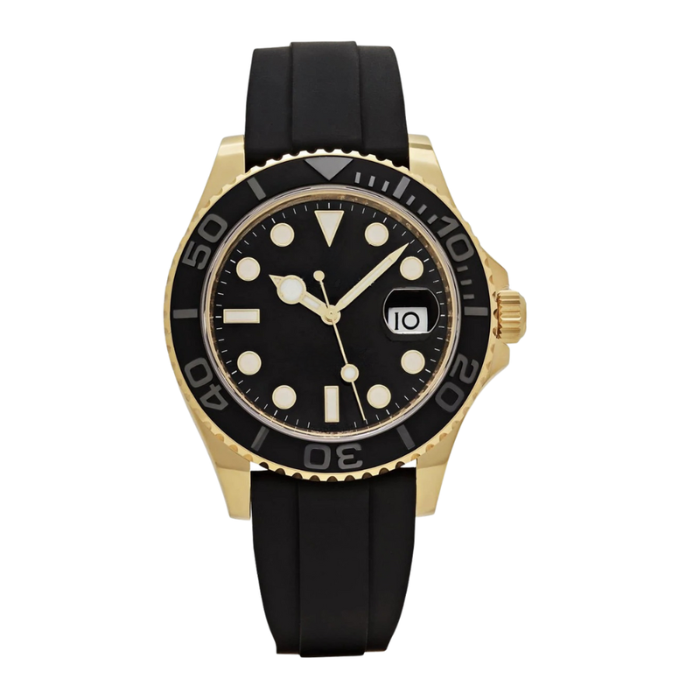 Ocean Master 42 – Black Dial | Gold Tone Case