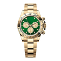 Speed Racing Chrono 40 – Green Dial | Gold Tone Bracelet