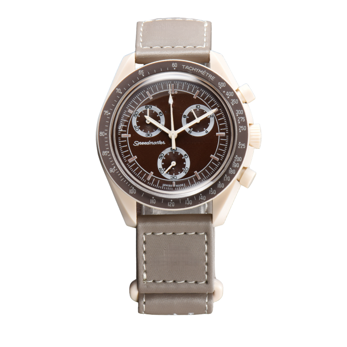 Celestial Chrono – Chocolate Edition | Taupe Strap
