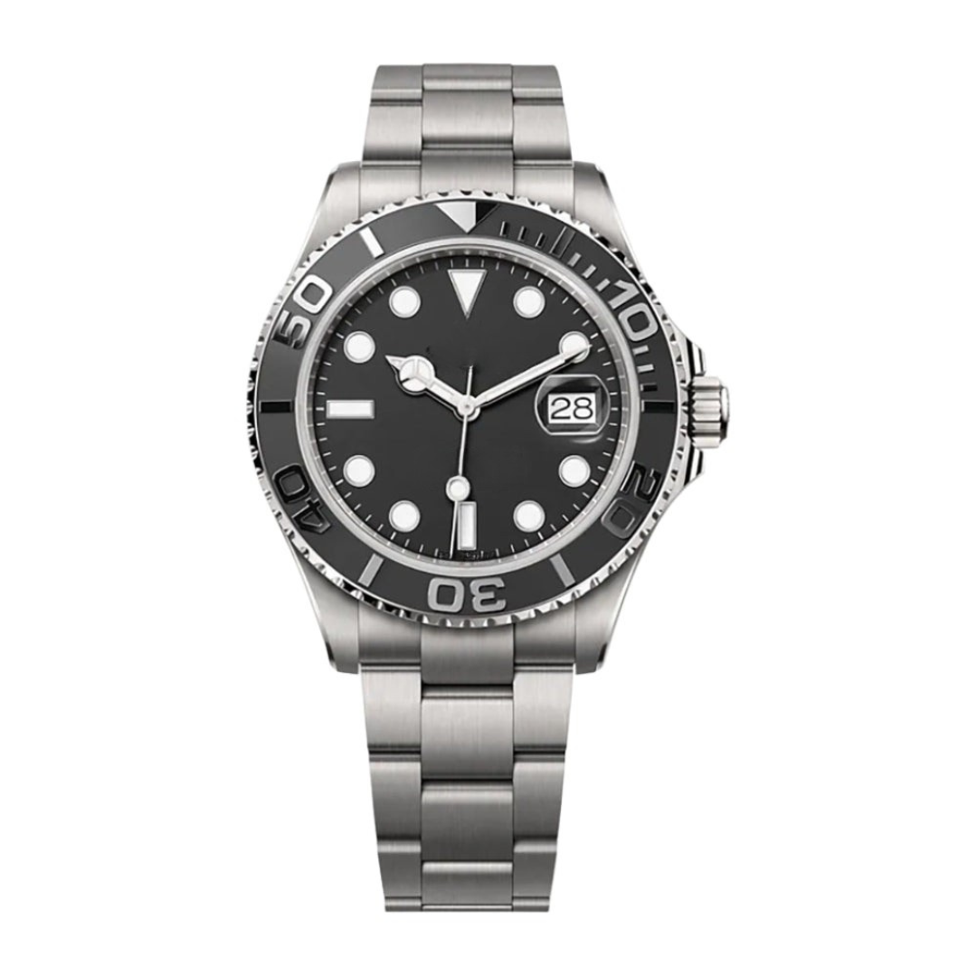 Ocean Master 42 – Black Dial | Steel Bracelet