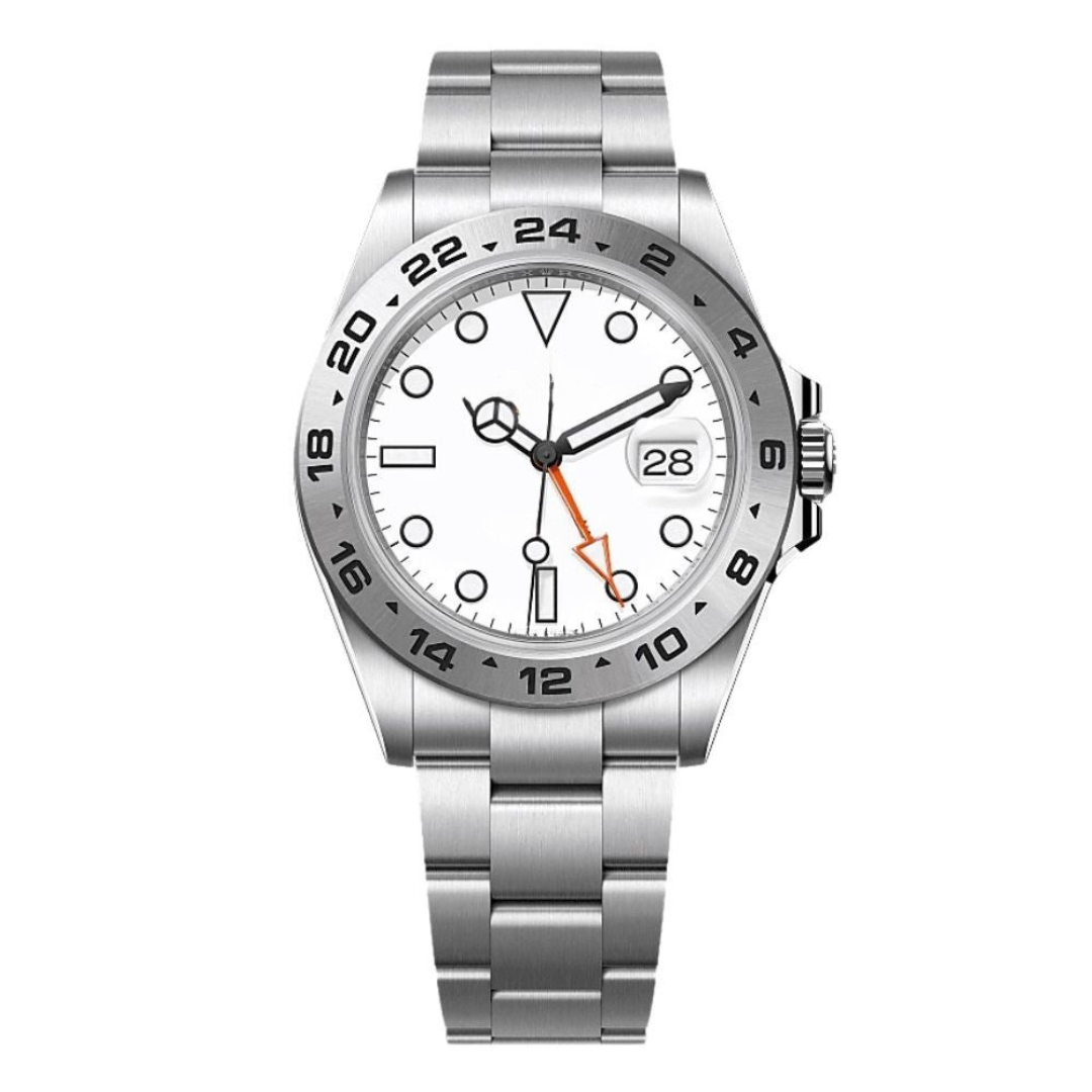 Adventure Field 42 – White Dial | Steel Bracelet