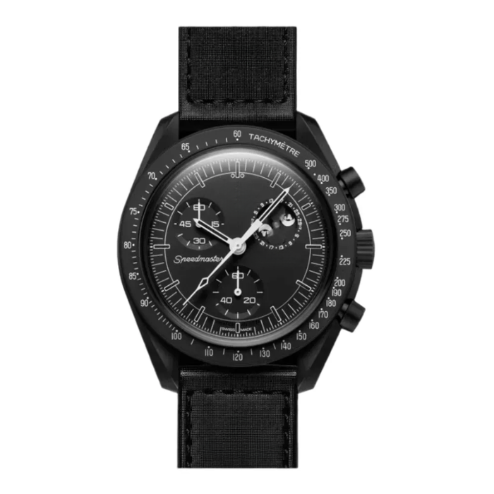 Celestial Chrono – Full Black Edition | Black Strap