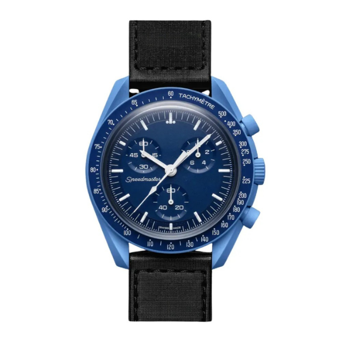 Celestial Chrono – Deep Blue Edition | Black Strap