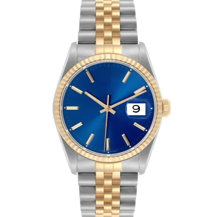 Classic Date 36 – Blue Dial | Steel