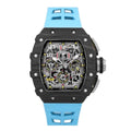 Tonneau Sport Skeleton – Black Case | Blue Strap