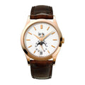 Classic Calendar – White Dial | Brown Leather Strap