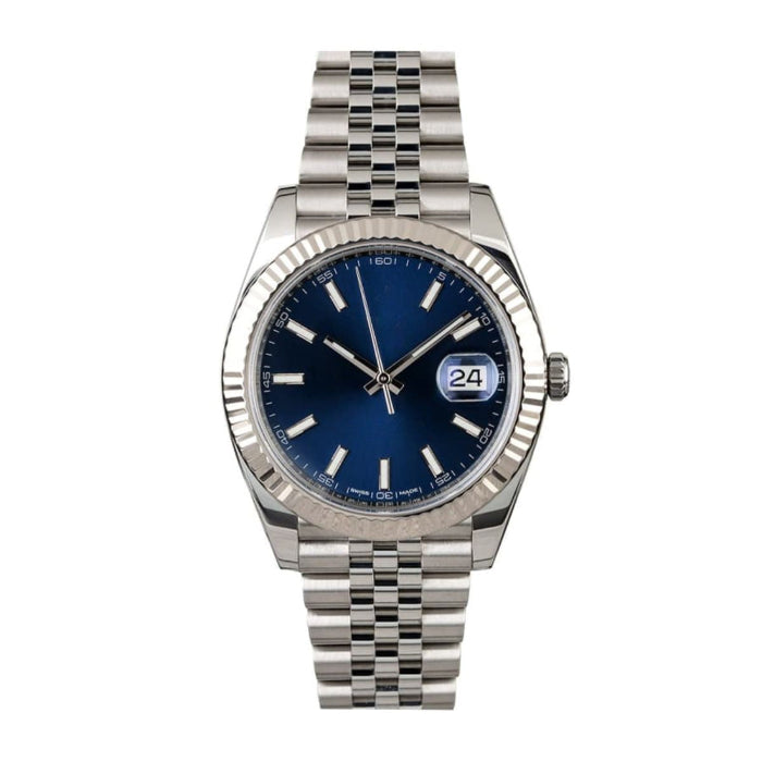 Classic Date 41 – Blue Dial | Steel Jubilee Bracelet