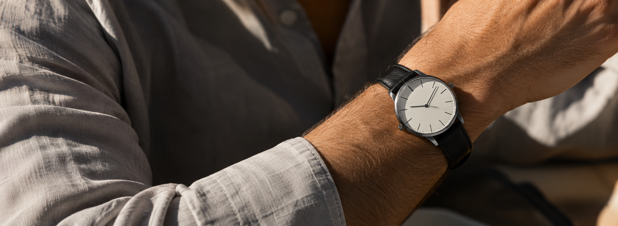 Auremont Club timepiece worn on the wrist